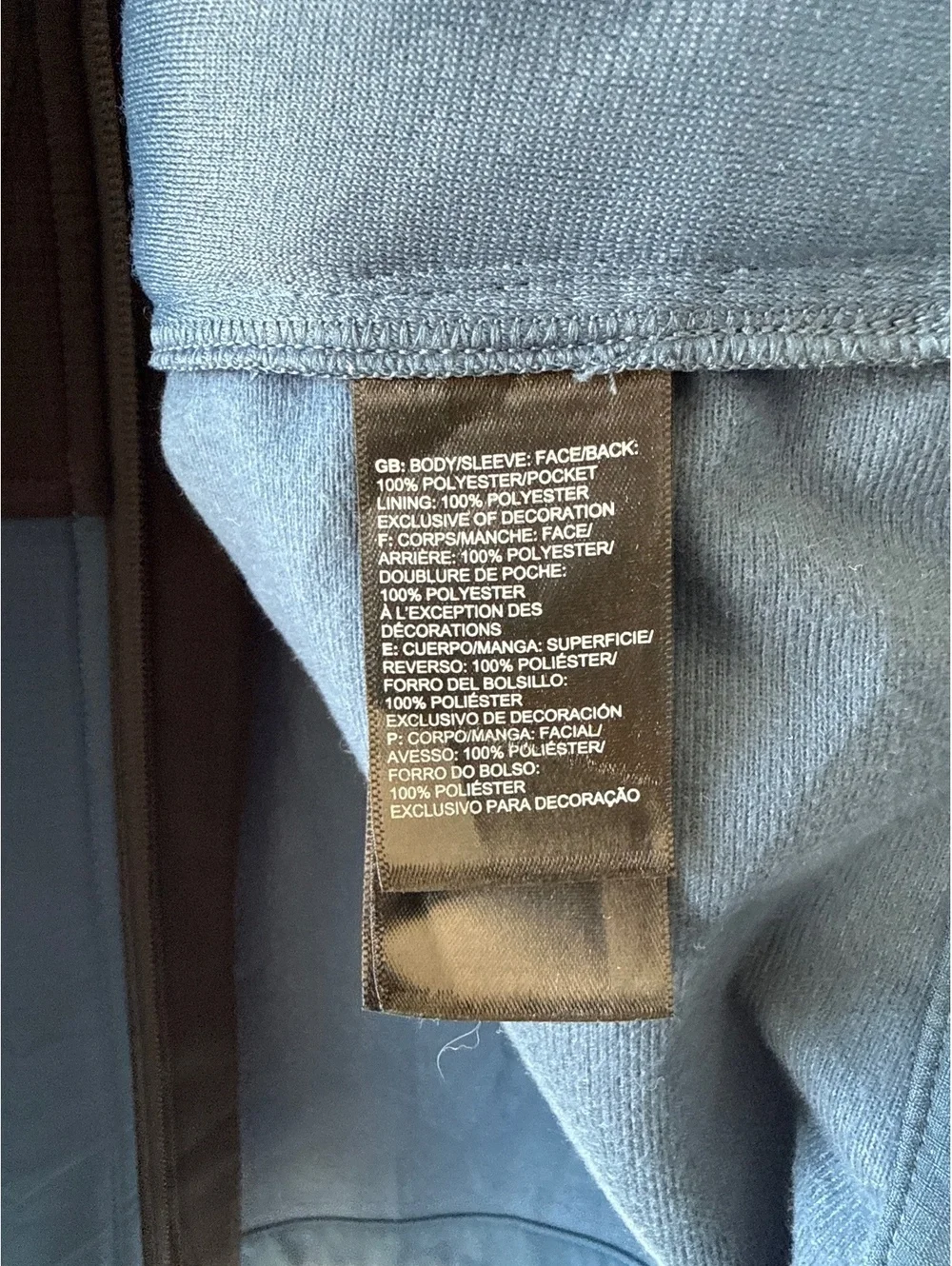 The North Face x Mercedes Benz Jacket Mens M Blue Black Full Zip Softshell